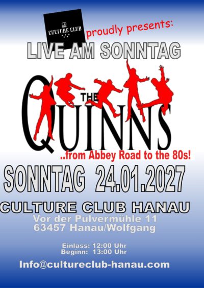 Poster Culture Club 24.01.2027